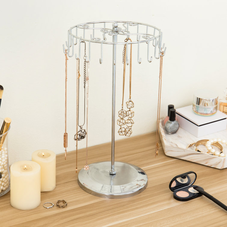 Winston Porter Rotating Tabletop Display Organizer Jewelry Stand Wayfair